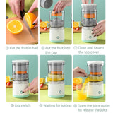 Portable Electric Juicer Wireless Orange Juicer