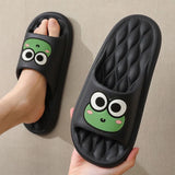 Cartoon Frog Summer Beach Slides